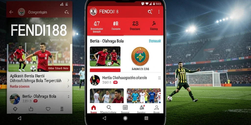 Tampilan antarmuka aplikasi FENDI188 yang modern dan informatif.
