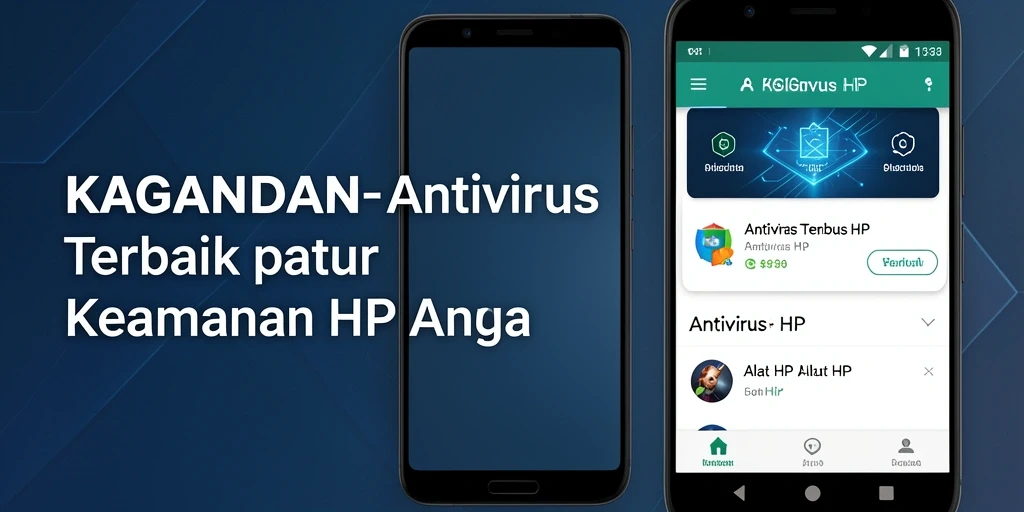 Tampilan antarmuka KAGANDAN yang intuitif dan modern untuk proteksi HP.